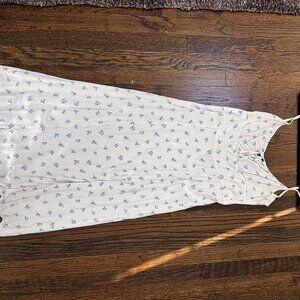 Abercrombie & Fitch Floral Rouched Womens S Tall